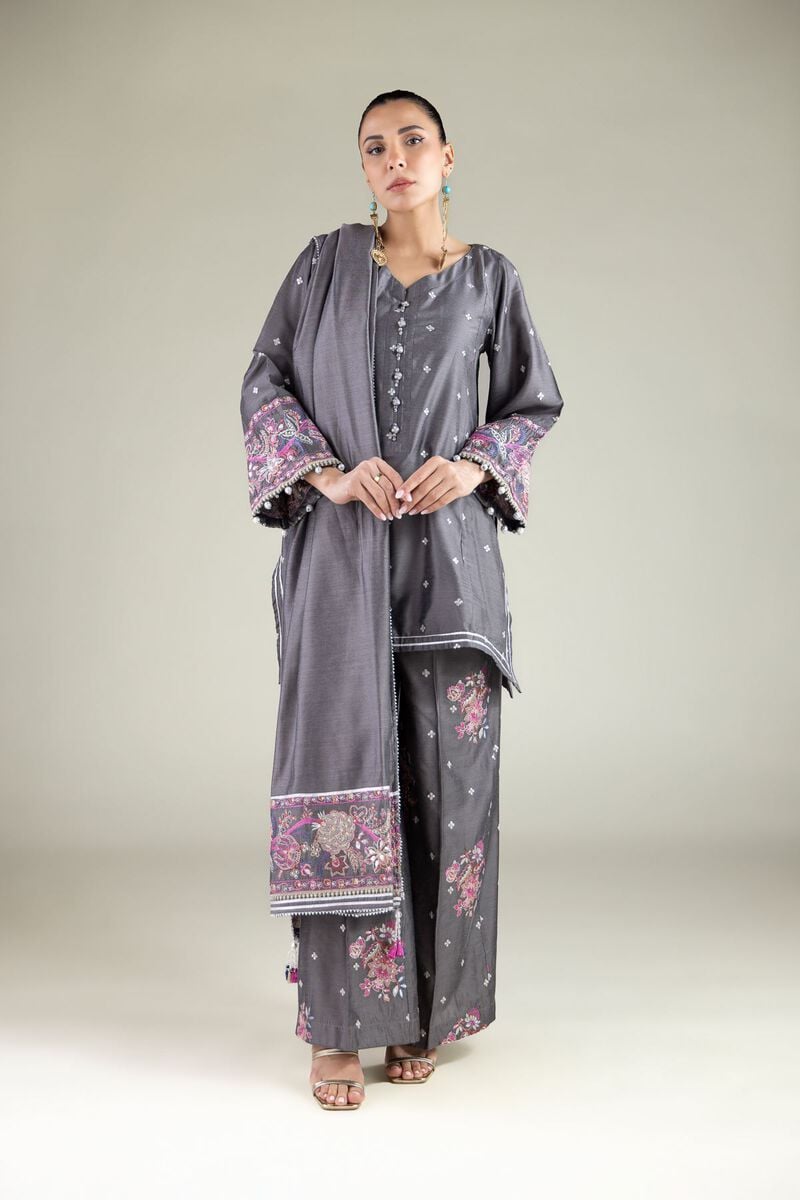 Embroidered | Cotton Net | Dupatta | USD 35.00