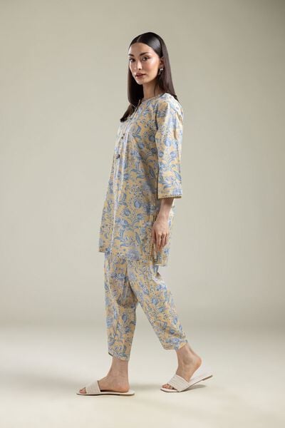 Printed | Cotton Viscose | Floral Cotton Pants | USD 30.00