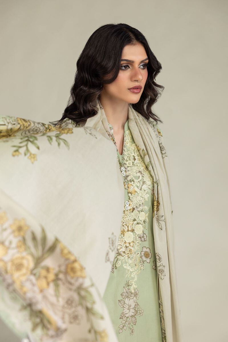 Embroidered | Lawn | Floral Lawn Dupatta | USD 30.00