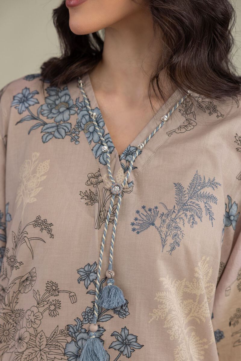 Embroidered | Lawn | Short Lawn Kurta | USD 40.00