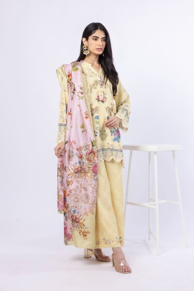 Embroidered | Russian Raw Silk | Pants | USD 23.00