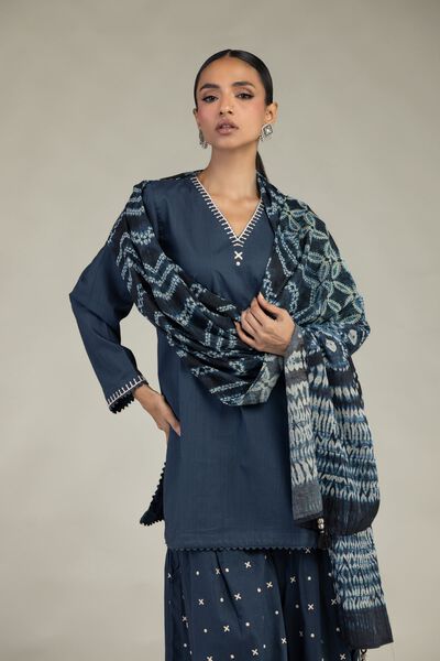 Textured Lawn | Embroidered | Textured Lawn Dupatta | USD 25.00