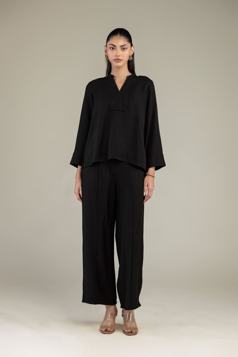 Dyed | Crepe | Trousers | USD 35.00