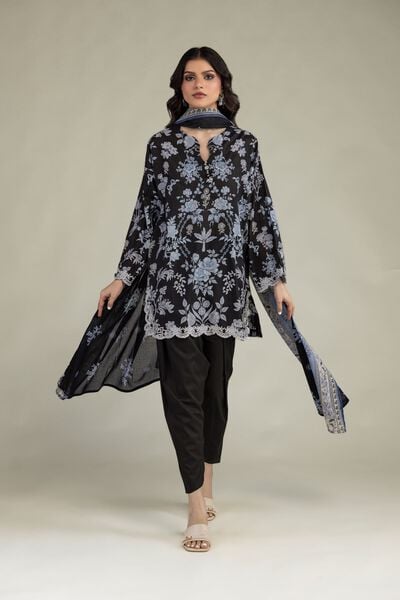 Embroidered | Cambric | Black Solid Shalwar | USD 25.00