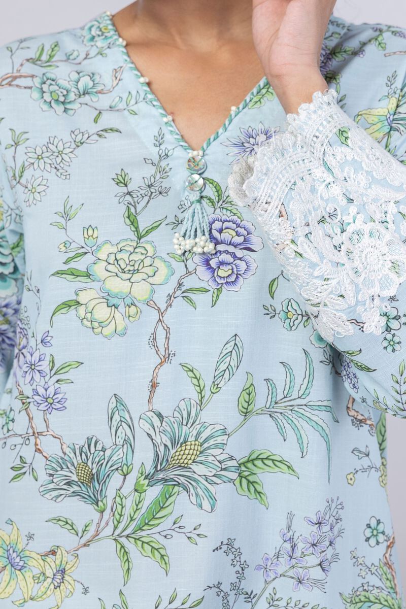 Embroidered | Dull Raw Silk | Kurta | USD 17.50