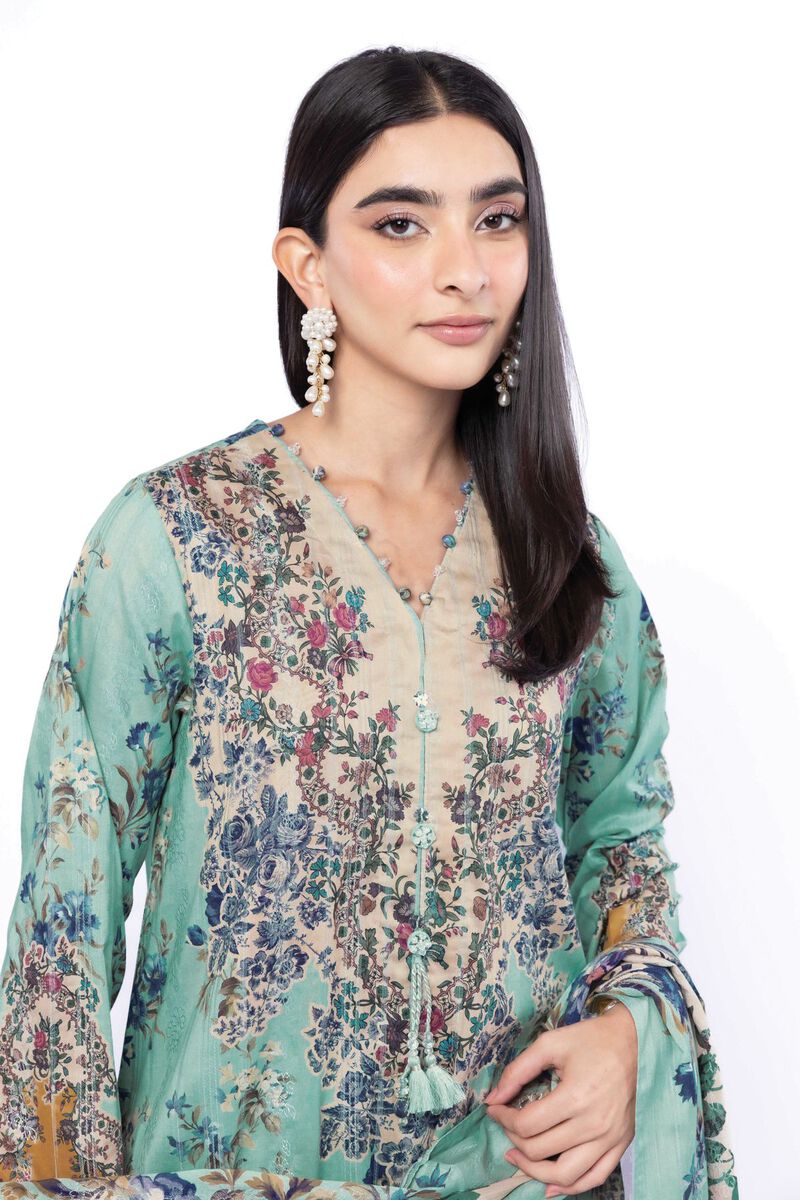 Printed | Jacquard | Tailored 3 Piece | USD 70.00