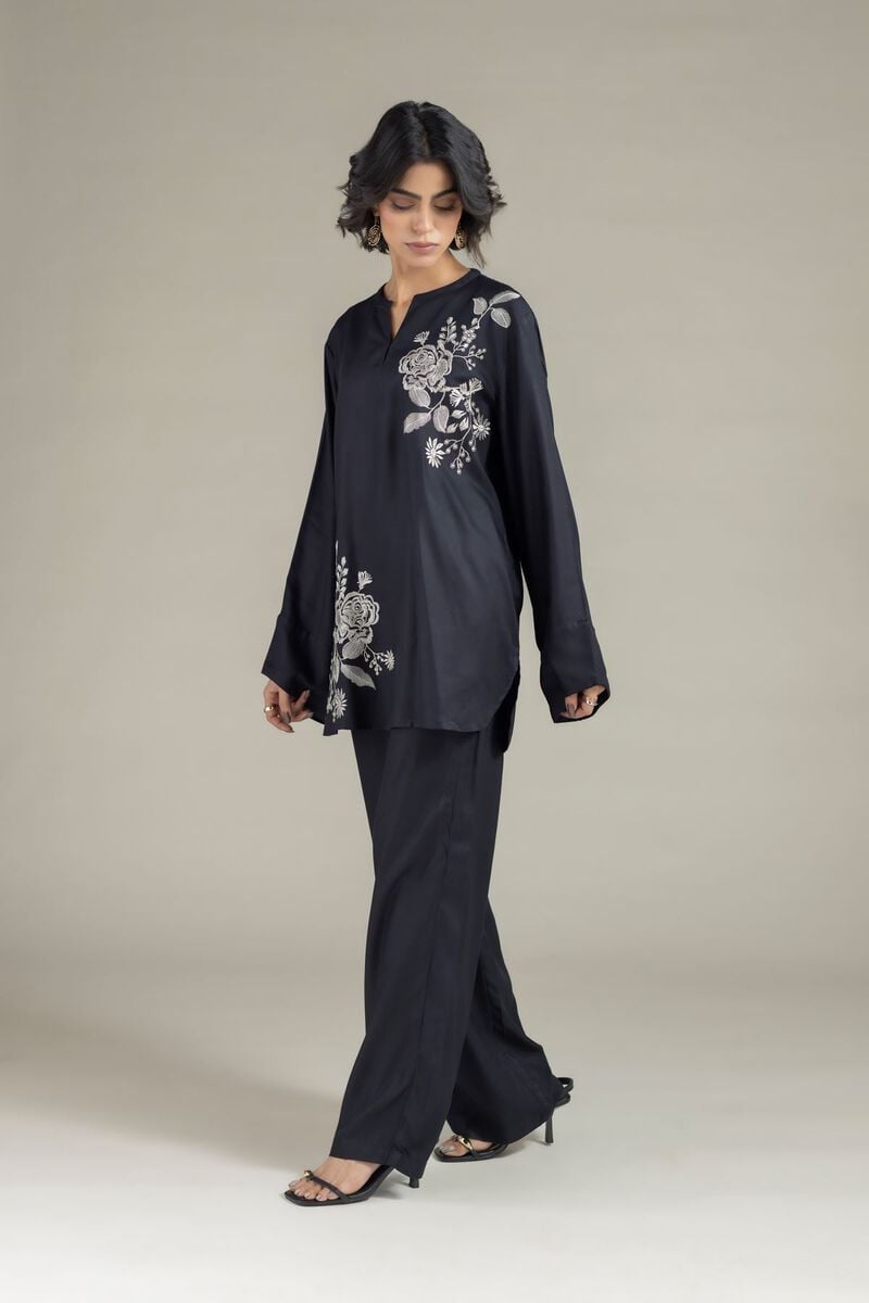 Embroidered | Viscose Crepe | Tunic | USD 30.00