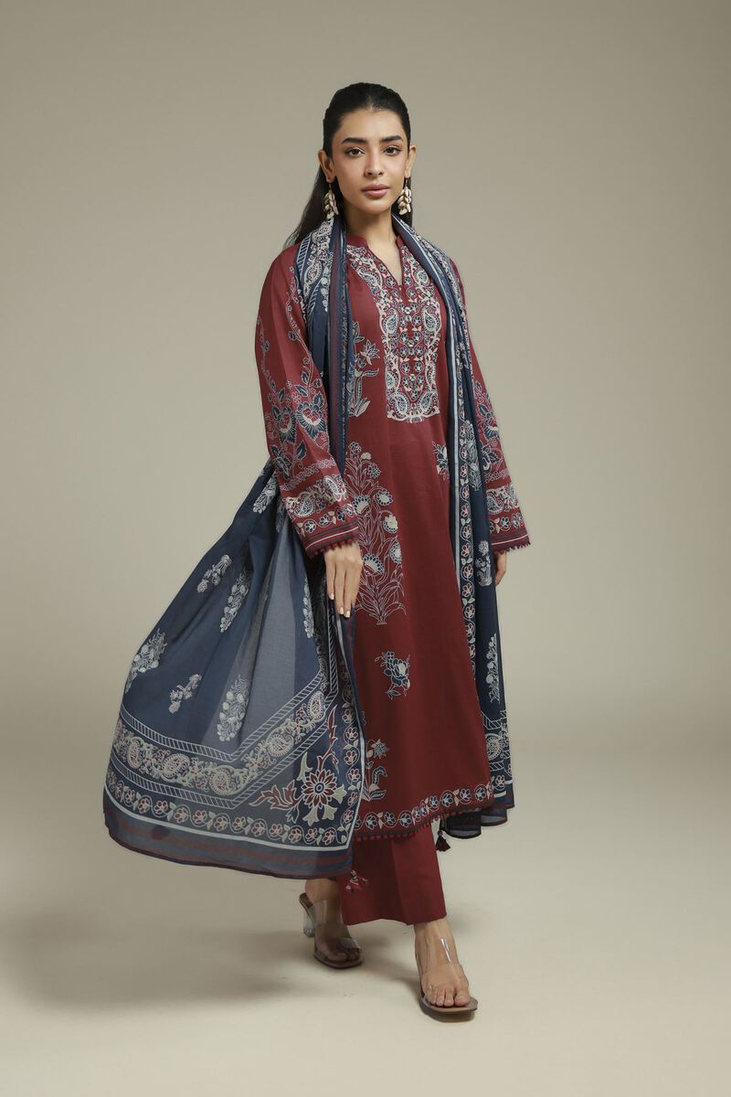 Printed | Cambric | Cambric Tailored Set | USD 65.00