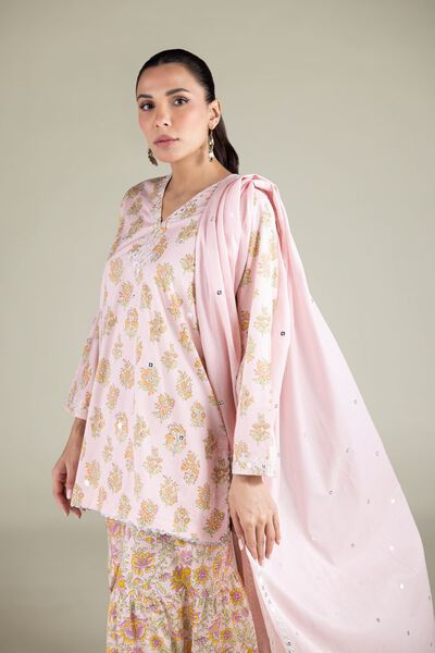 Embroidered | Lawn | Draped Sequins Dupatta | USD 30.00