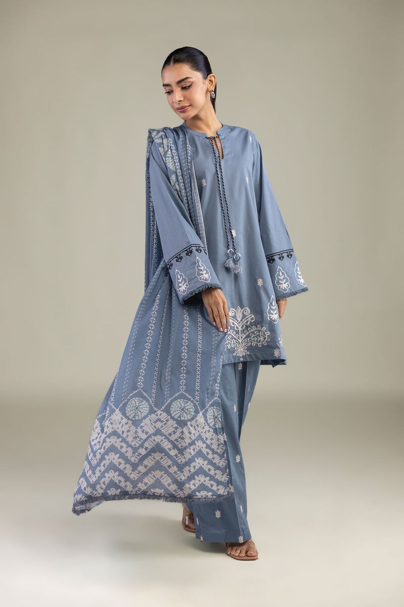 Textured Lawn | Embroidered | Floral Lawn Dupatta | USD 30.00