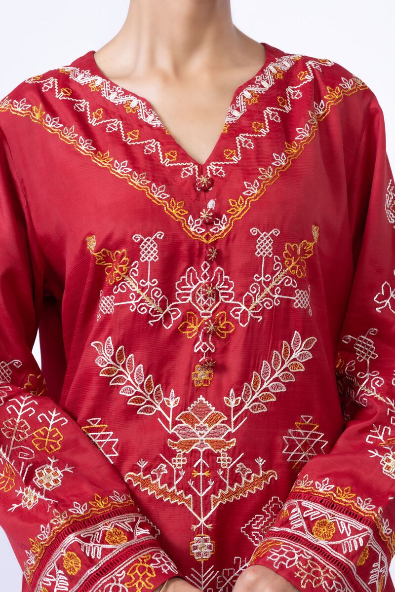 Embroidered | Thai Silk | Kurta | null