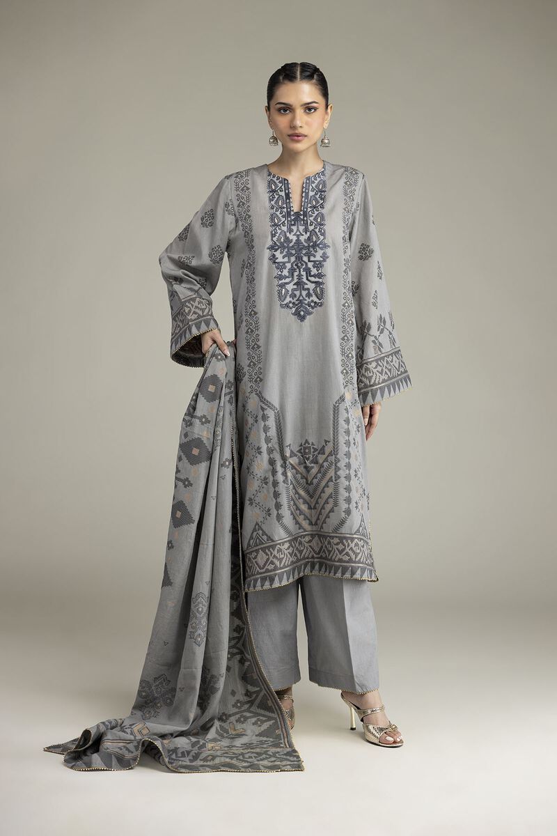 Embroidered | Jacquard | Tailored 3-piece Jacquard | USD 80.00