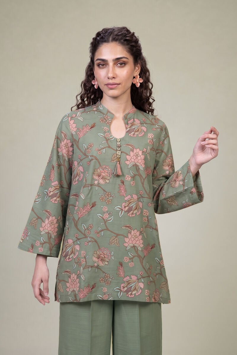 Printed | Light Khaddar | Short Khaddar Kurta | USD 35.00