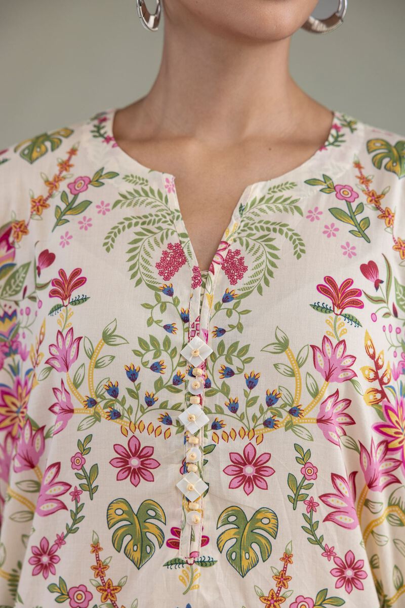 Printed | Cambric | Short Cambric Kurta | USD 35.00