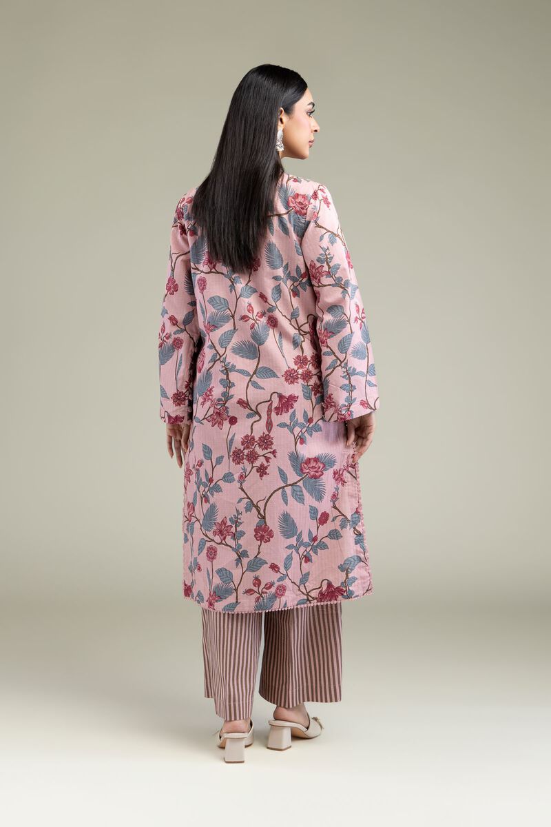 Printed | Cotton Dobby | Floral Longline Kurta | USD 30.00