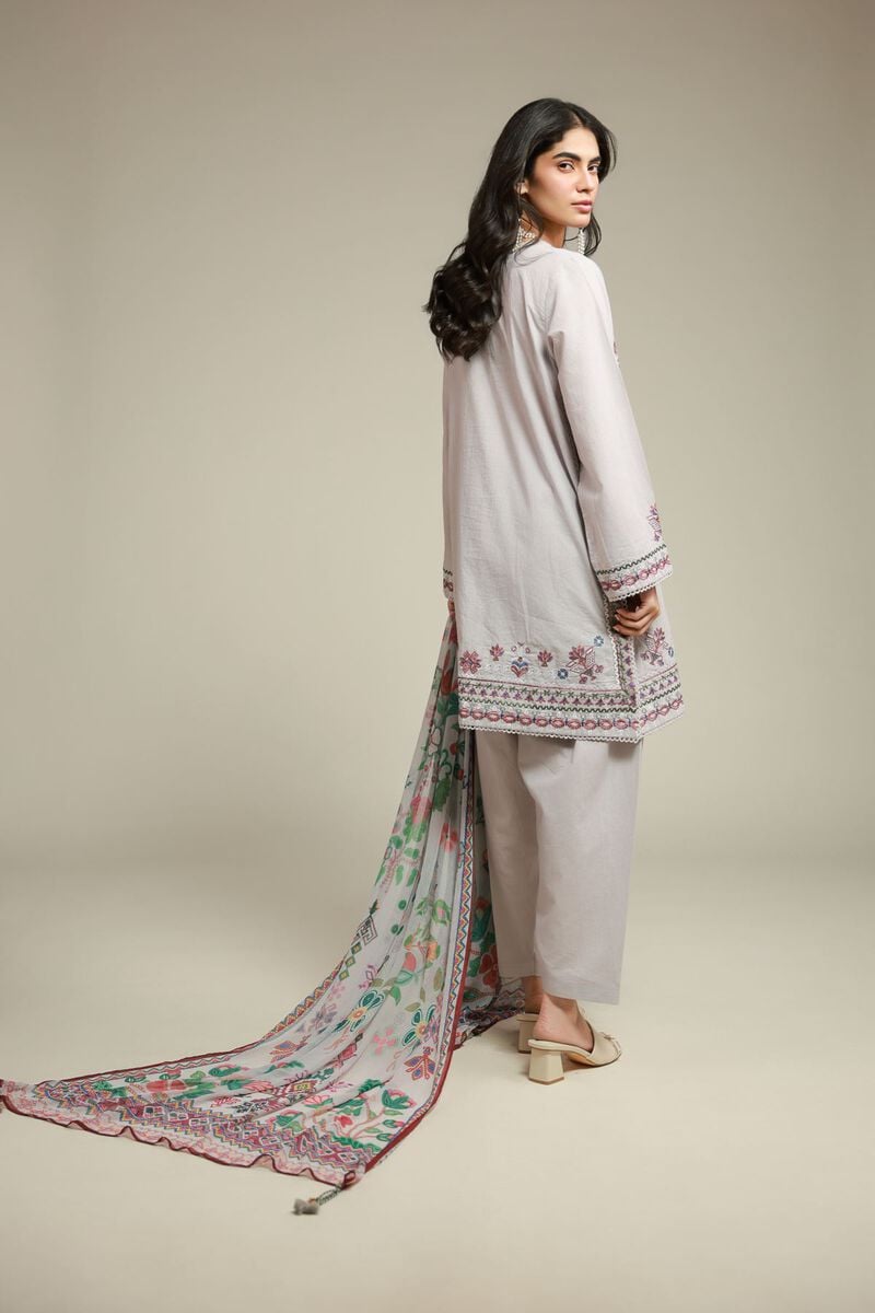 Embroidered | Cambric | Tailored Cambric 3-Piece | USD 70.00