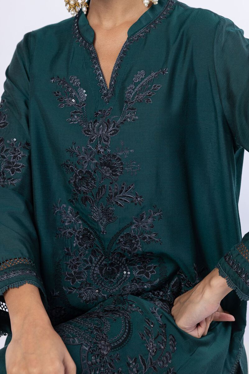 Embroidered | Cotton Net | Kurta | USD 55.00