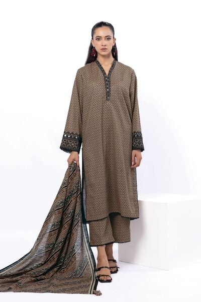 Embroidered | Light Khaddar | Tailored 3 Piece | USD 45.00