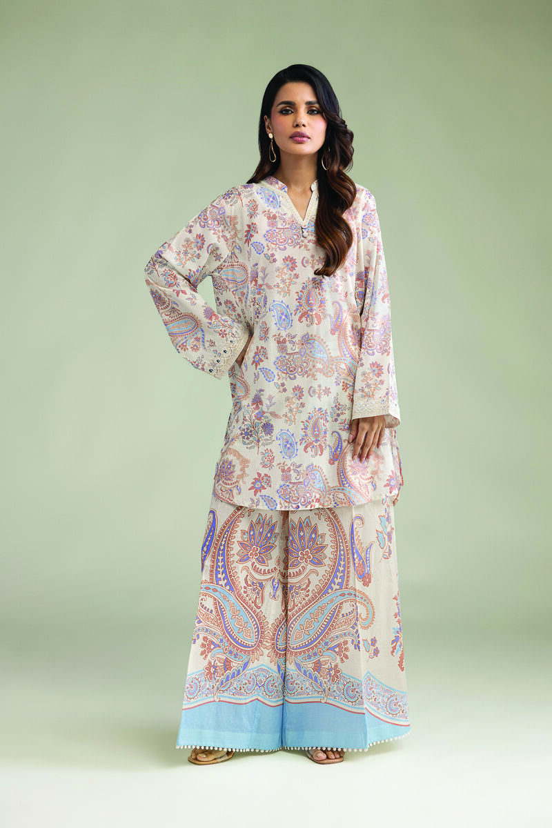 Embroidered | Cambric | 2-Piece Tailored Set | USD 45.00