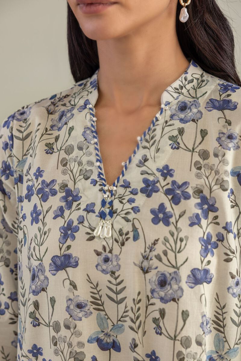 Printed | Cambric | Floral Longline Kurta | USD 35.00
