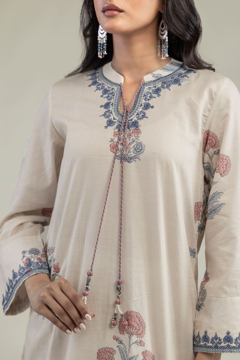 Embroidered | Cambric | Floral Cambric Kurta | USD 45.00