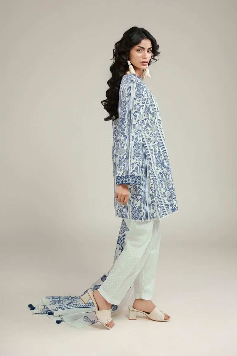 Printed | Lawn | 3-Piece Floral Suit | USD 70.00