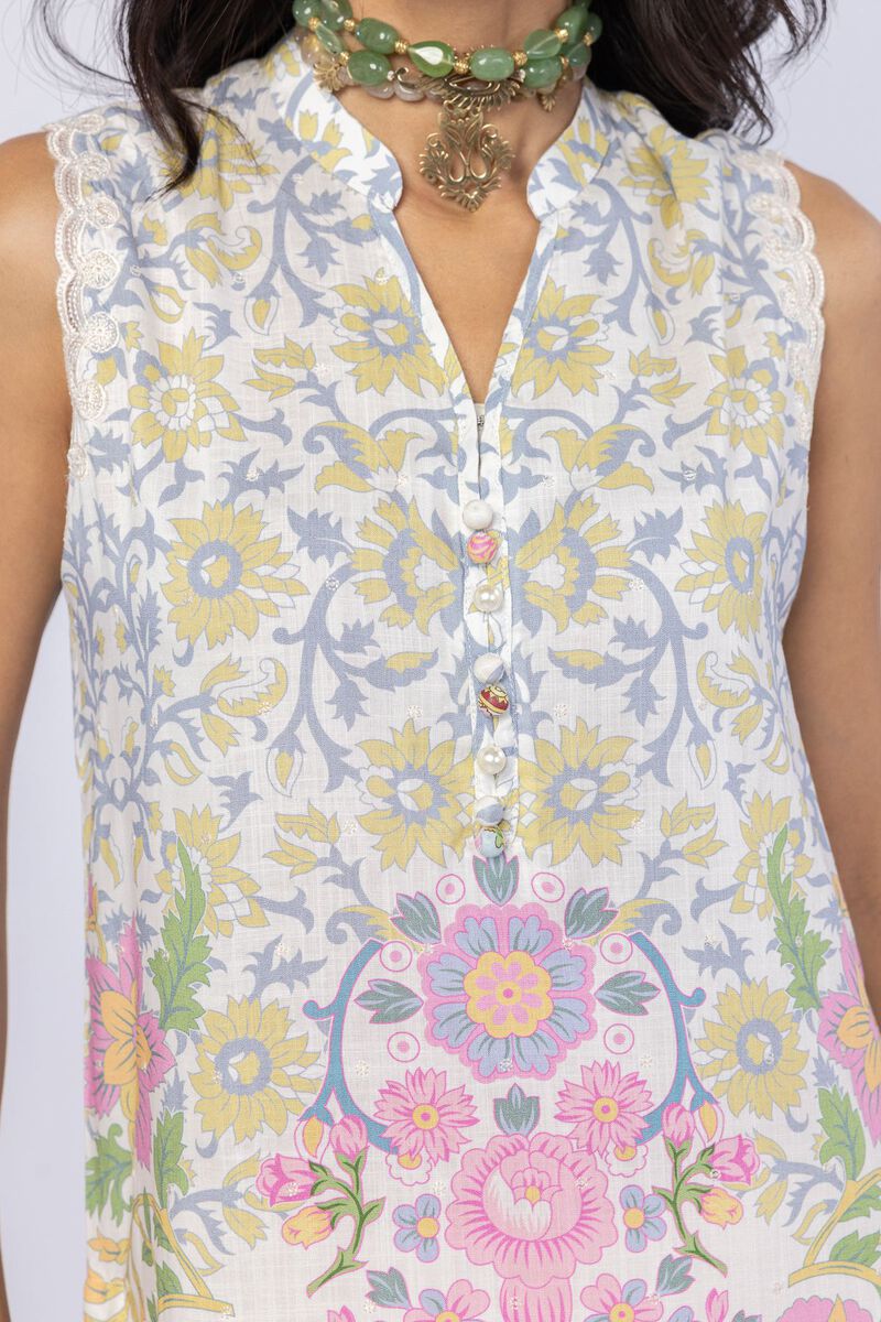 Embroidered | Crosshatch Raw Silk | Kurta | USD 20.00