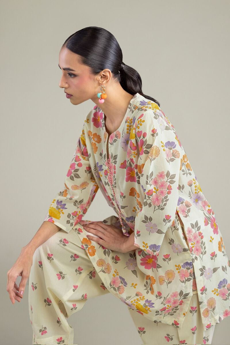 Printed | Cambric | Short Cambric Kurta | USD 30.00
