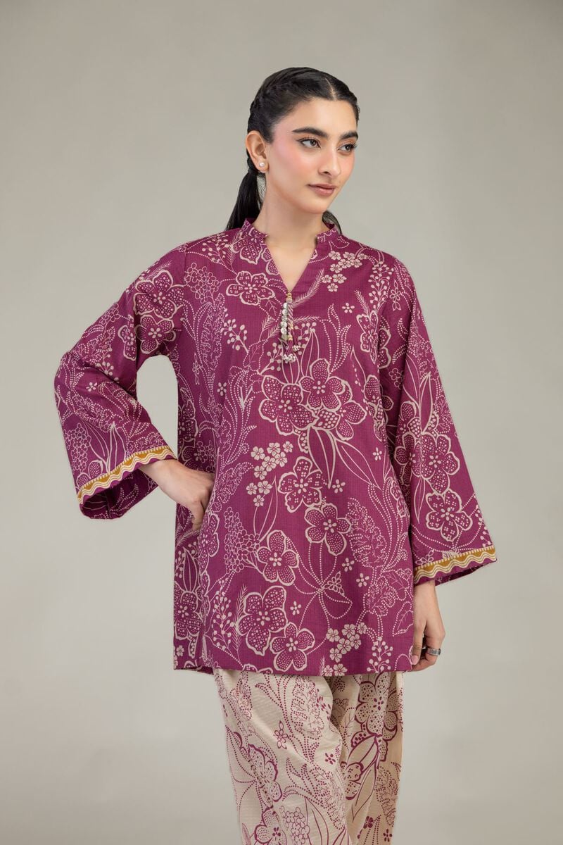 Printed | Cotton Dobby | Short Floral Kurta | USD 30.00