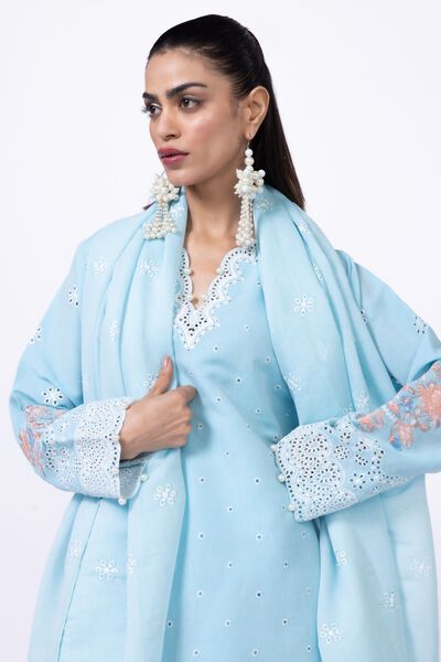 Embroidered | Cotton Reflex Light | Dupatta | USD 12.50