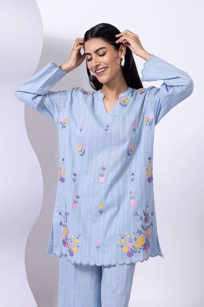 Embroidered | Leno | Kurta | USD 17.50