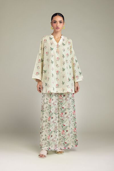 Printed | Cambric | Floral Cambric Pants | USD 25.00