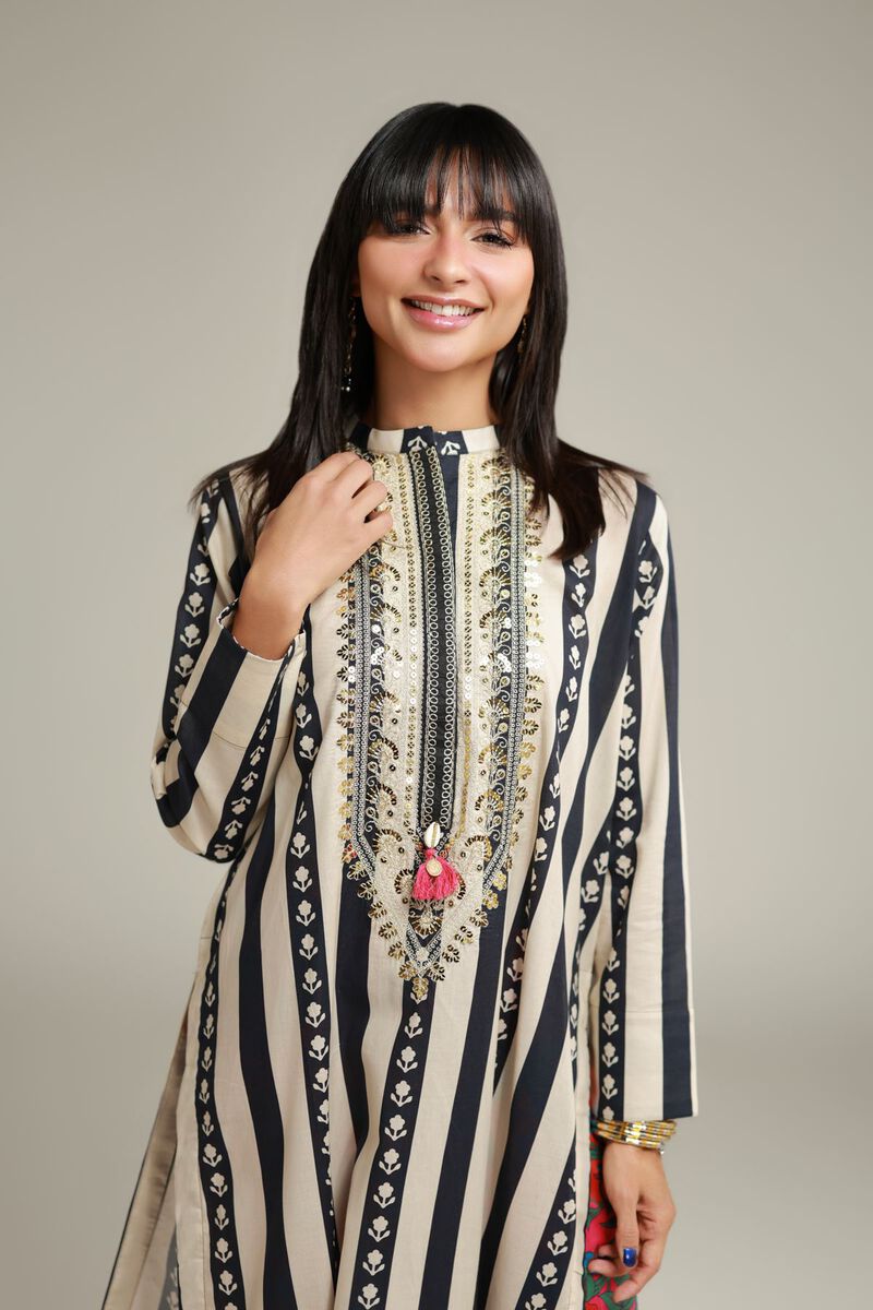 Embroidered | Cambric | Floral Cambric Kurta | USD 35.00