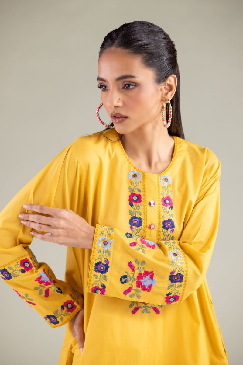 Embroidered | Cambric | Kurta | USD 40.00