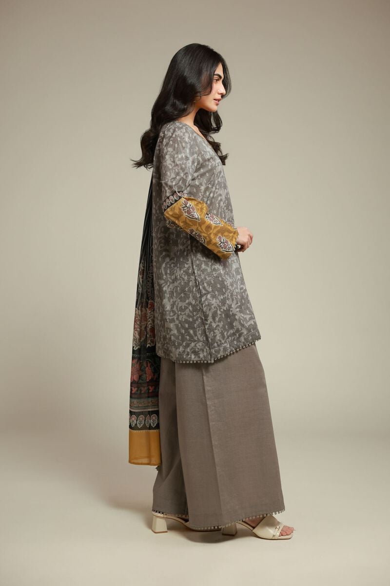 Printed | Cambric | Cambric Tailored 3-Piece | USD 60.00