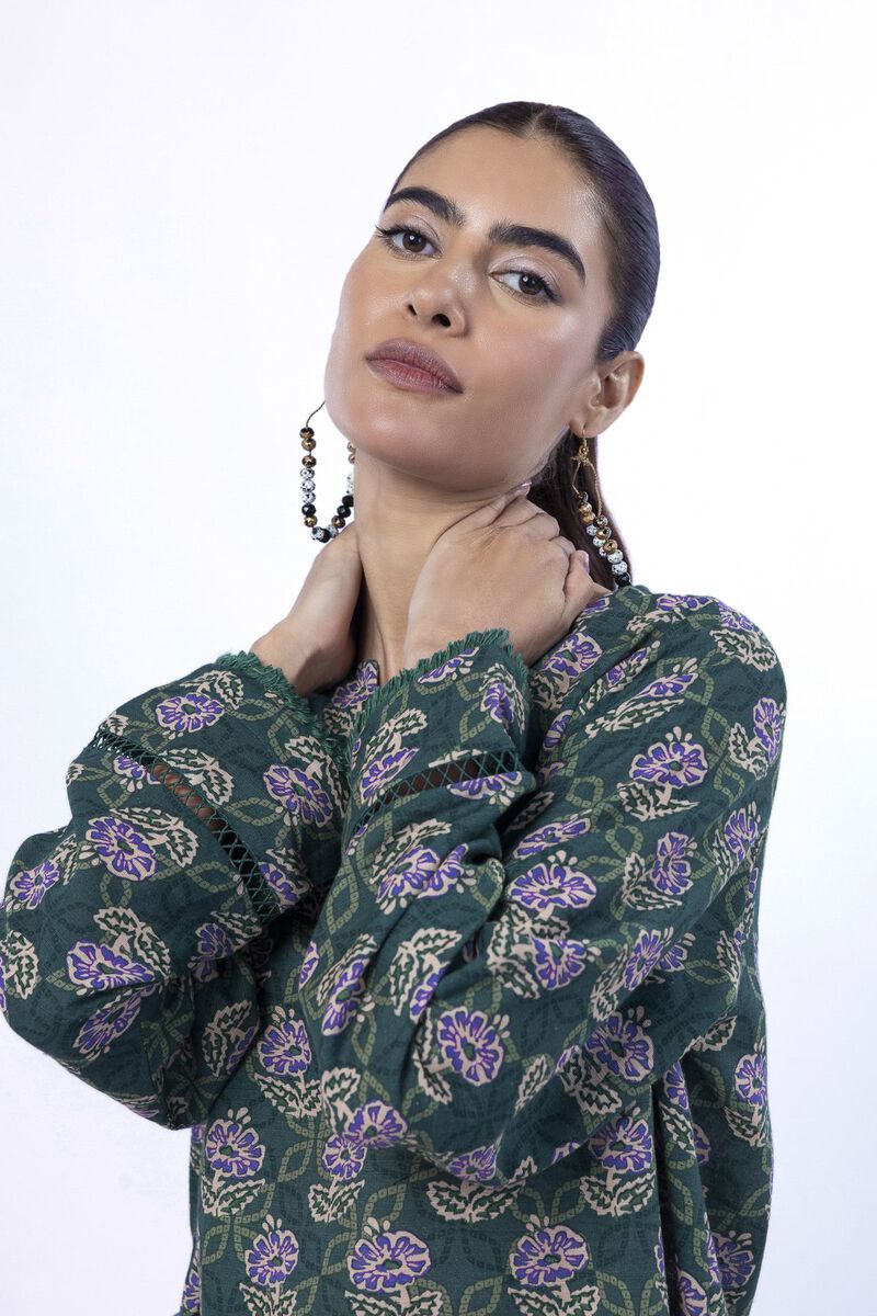 Printed | Khaddar | Tailored 2 Piece | Top and Bottom | USD 35.00