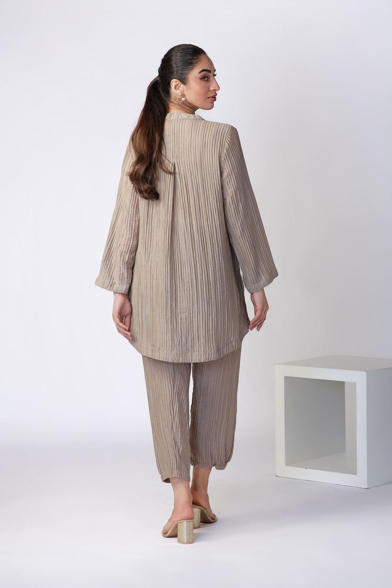 Dyed | Ripple Crinkle | Kurta | USD 25.00