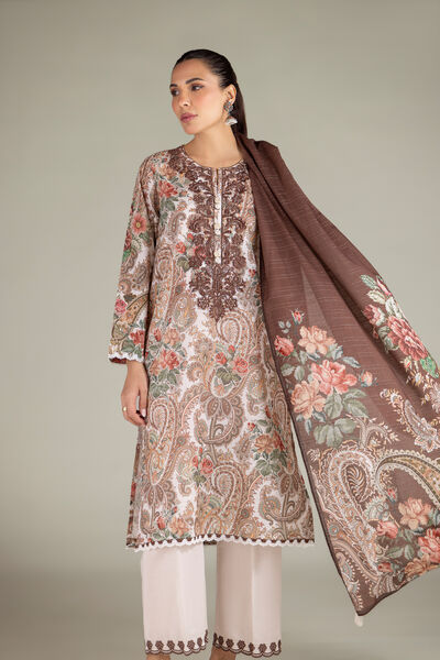 Embroidered | Mesuri | Mesuri 3-Piece Tailored | USD 70.00