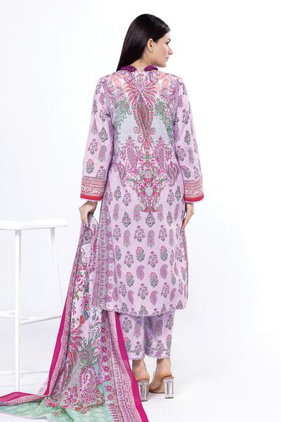 Printed | Slub Lawn | Fabrics 3 Piece | USD 20.00