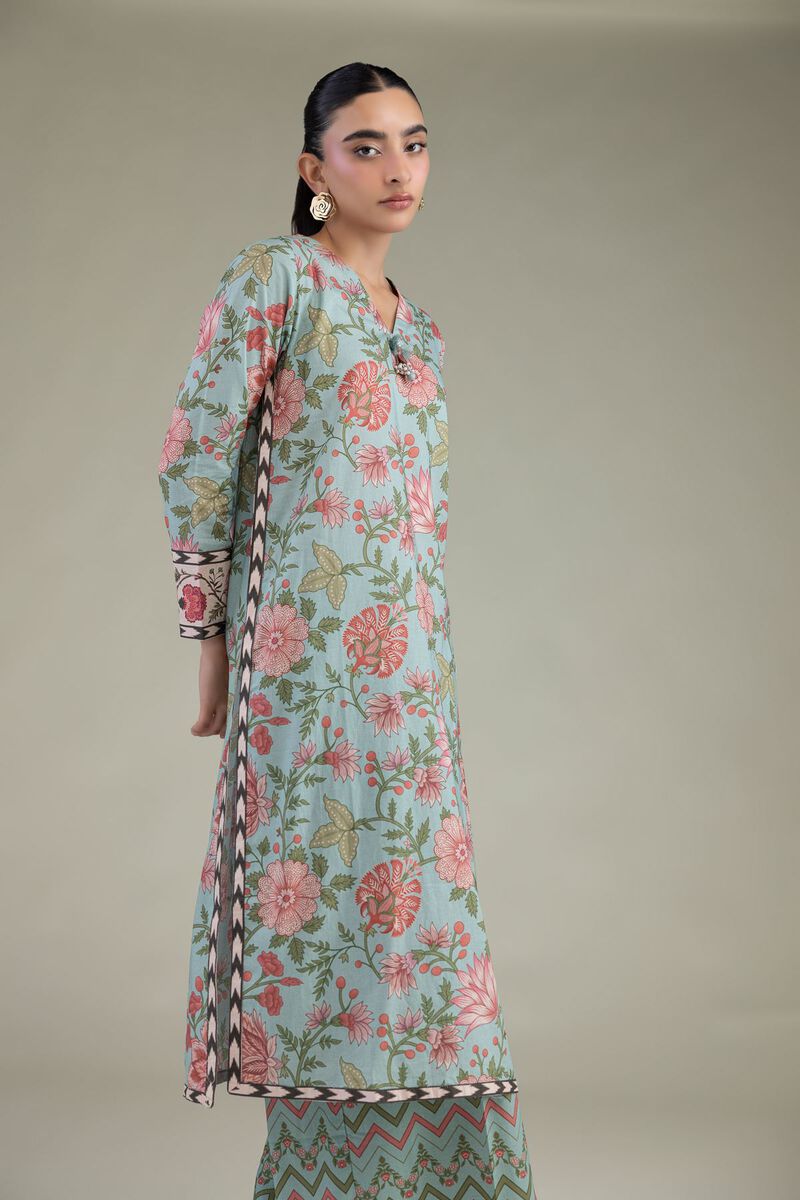 Printed | Cambric | Cambric Longline Kurta | USD 35.00
