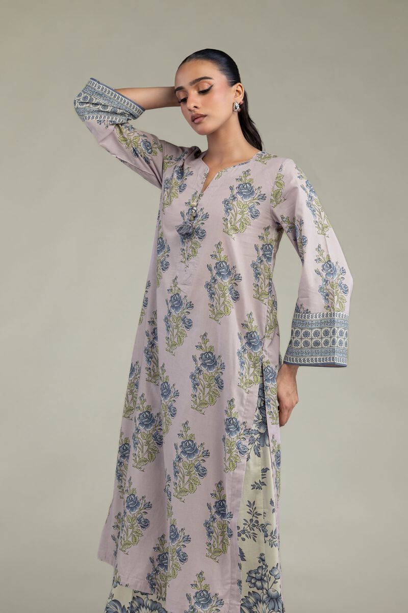 Printed | Cambric | Floral Longline Kurta | USD 35.00