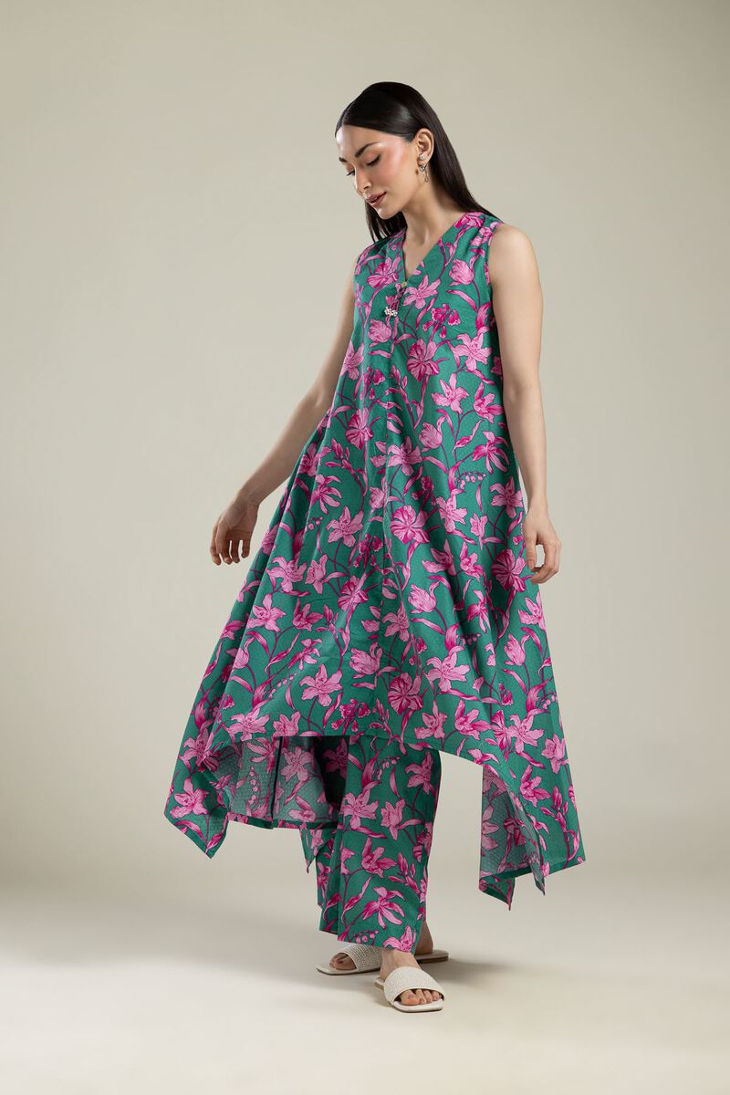 Printed | Cotton Dobby | Sleeveless Cotton Kurta | USD 30.00