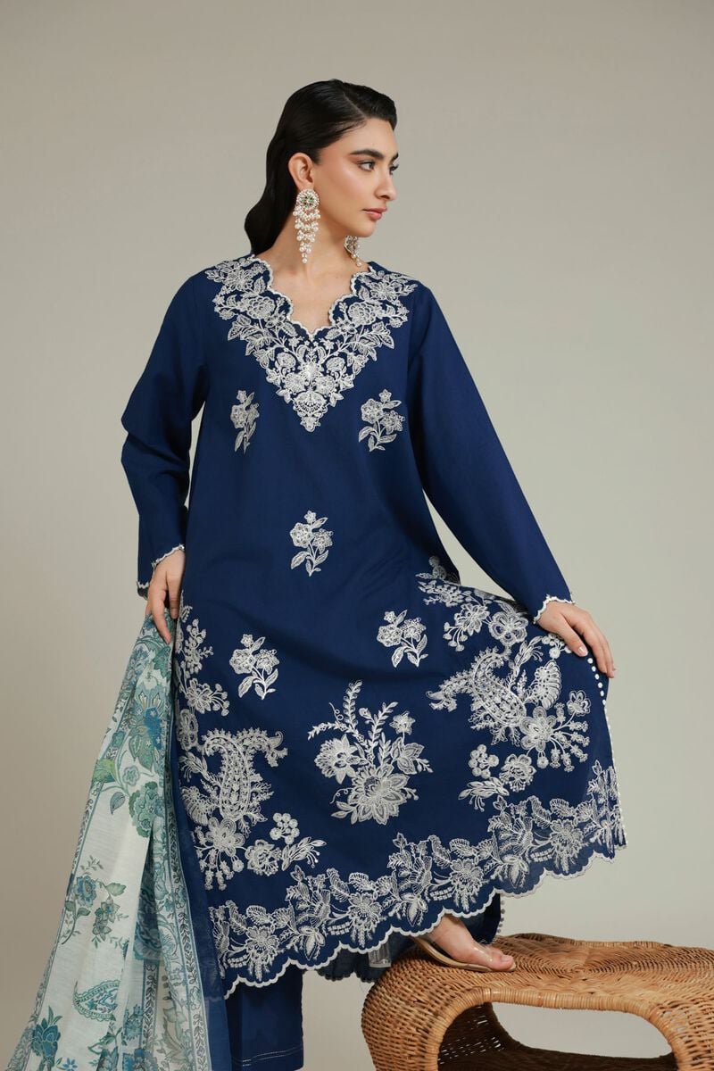 Embroidered | Cambric | Tailored 3 Piece | USD 75.00