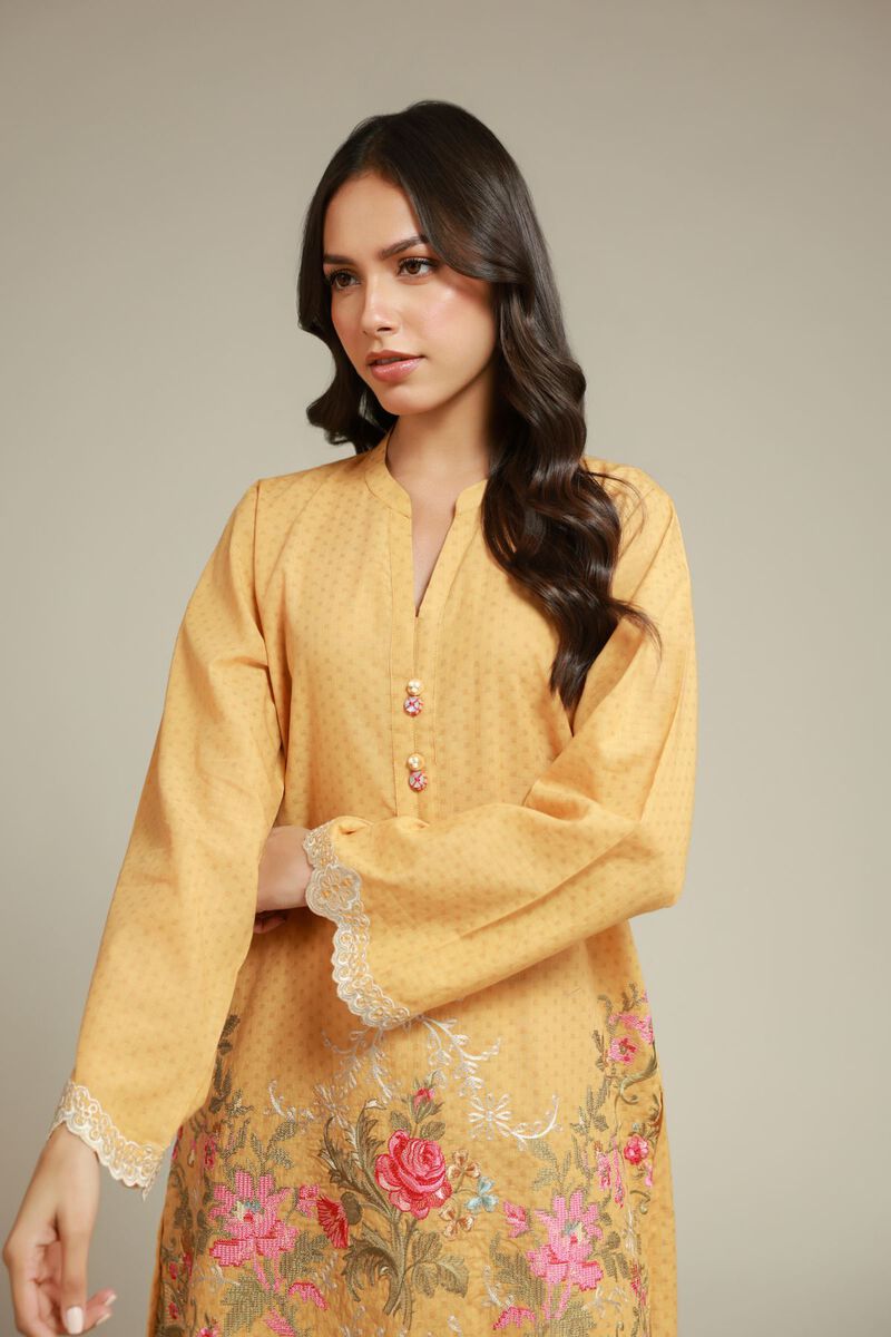 Embroidered | Cotton Dobby | 2-Piece Tailored Set | USD 60.00