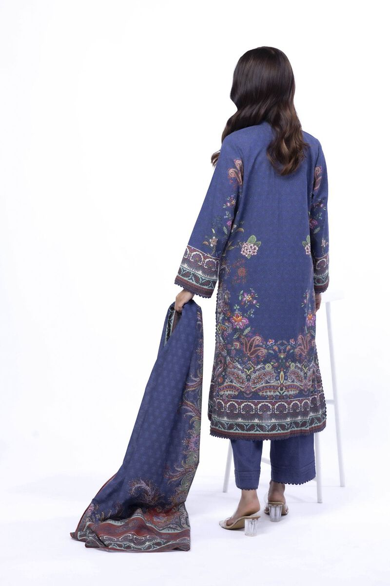 Printed | Karandi | Tailored 3 Piece | USD 50.00