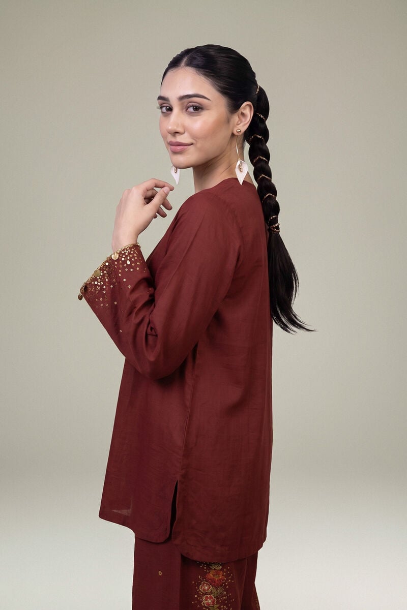 Embroidered | Raw Silk | Raw Silk Kurta | USD 45.00