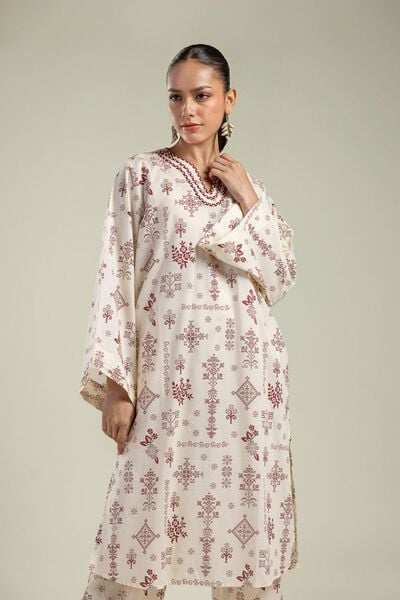 Printed | Cambric | Long Floral Kurta | USD 30.00