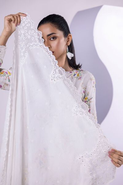 Embroidered | Light Thai Silk | Dupatta | USD 20.00