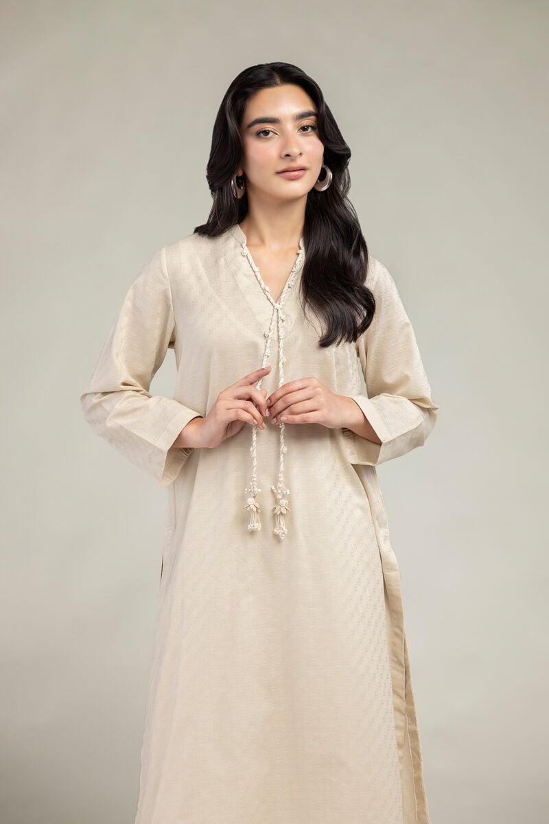 Dyed | Cotton Dobby | Longline Cotton  Kurta | USD 35.00