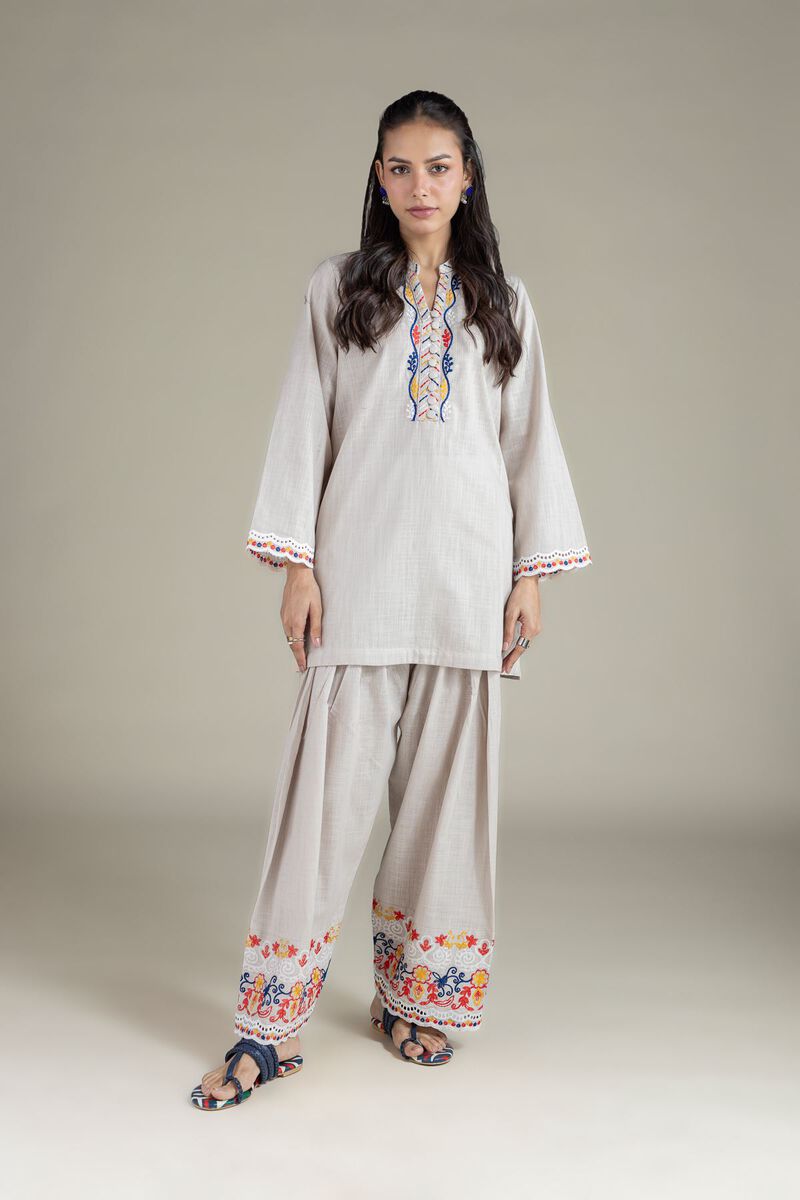 Embroidered | Heavy Textured Cotton | Shalwar | USD 30.00